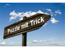 Weiter Puzzle mit Trick