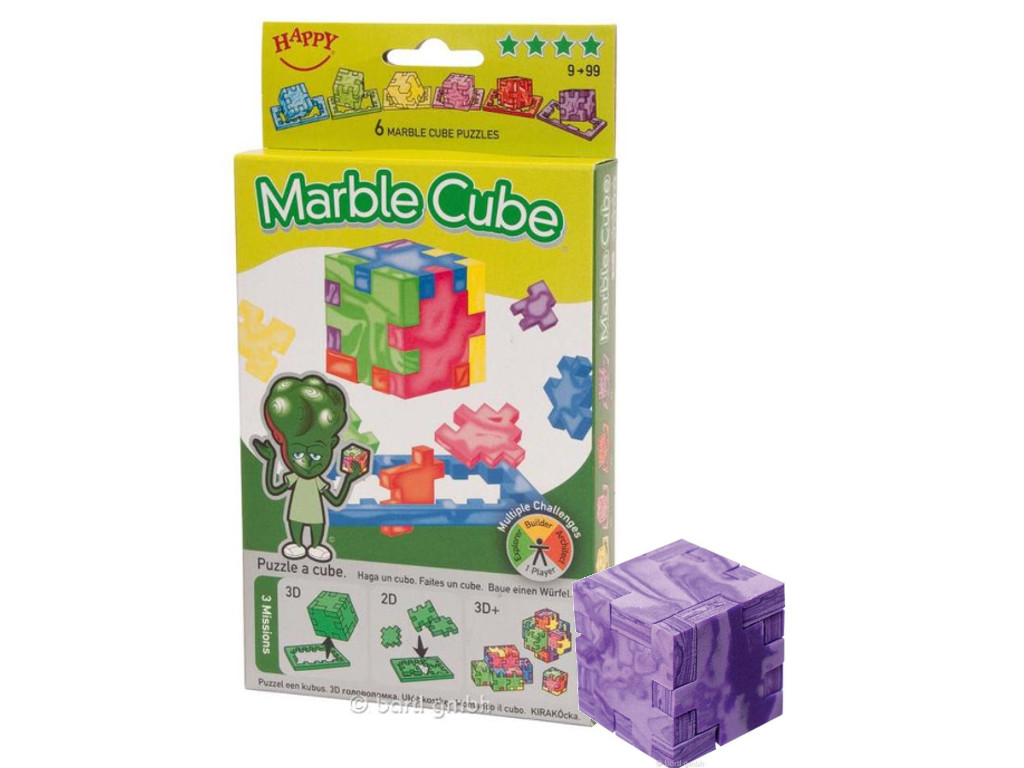 Happy Cube Marble Cube (6er)