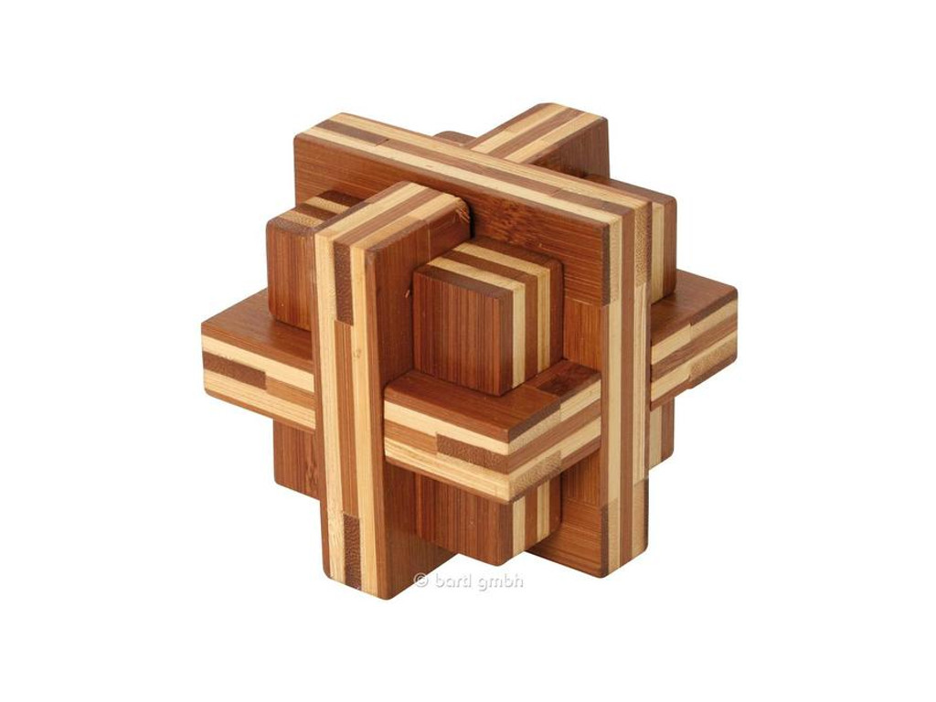 Holzknoten Bambus-Puzzle A