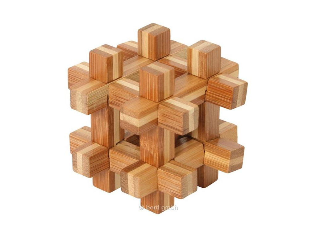 Holzknoten Bambus-Puzzle Kugel im Käfig