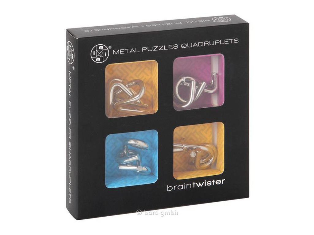 Metallpuzzle Metallpuzzle Quadruplets