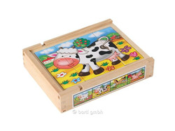 Kinderpuzzle Magnetpuzzle Set Farmtiere