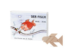 >Mini Puzzle Sternzeichen Fisch